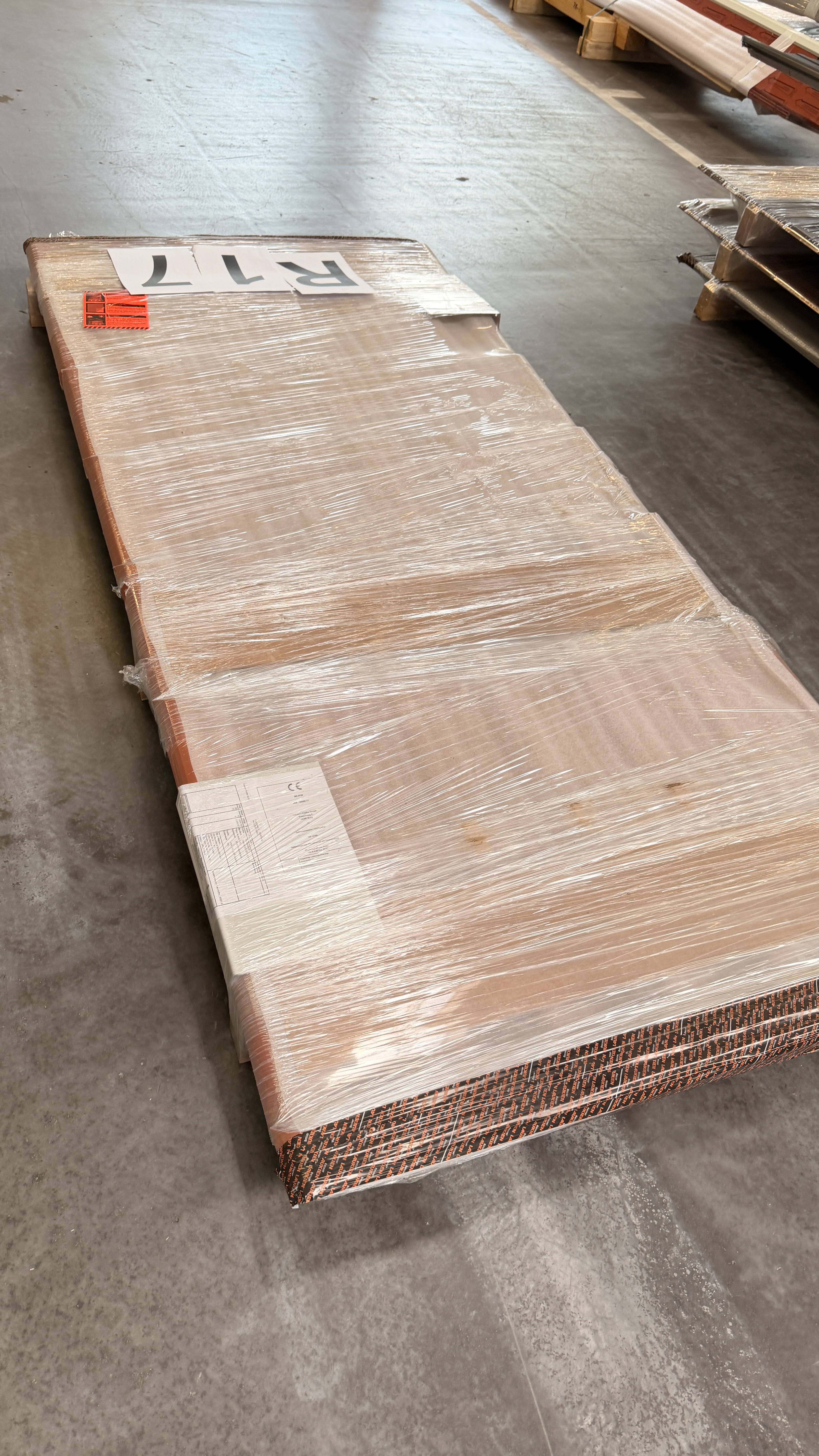 Stahlpfannenprofil, Typ: Hausdach HD52 - Dach, s = 0,63 mm, mit Anticondens - Vlies, 25 my 8004 - 25,14 m²
