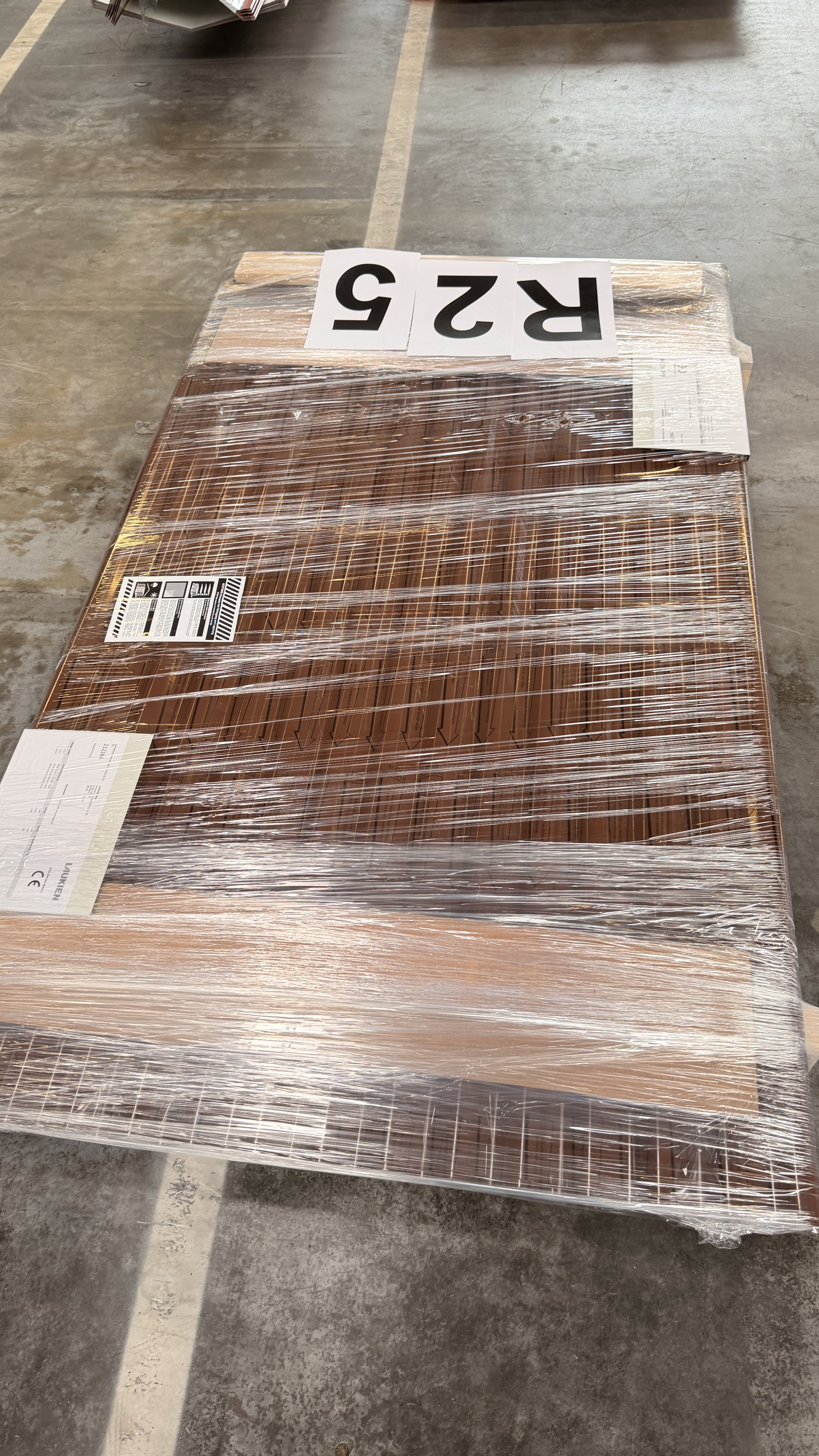 Aluminiumwellprofil, Typ: 18/76 - Dach, s = 0,70 mm, 25 my 8011 -  5,63 m²