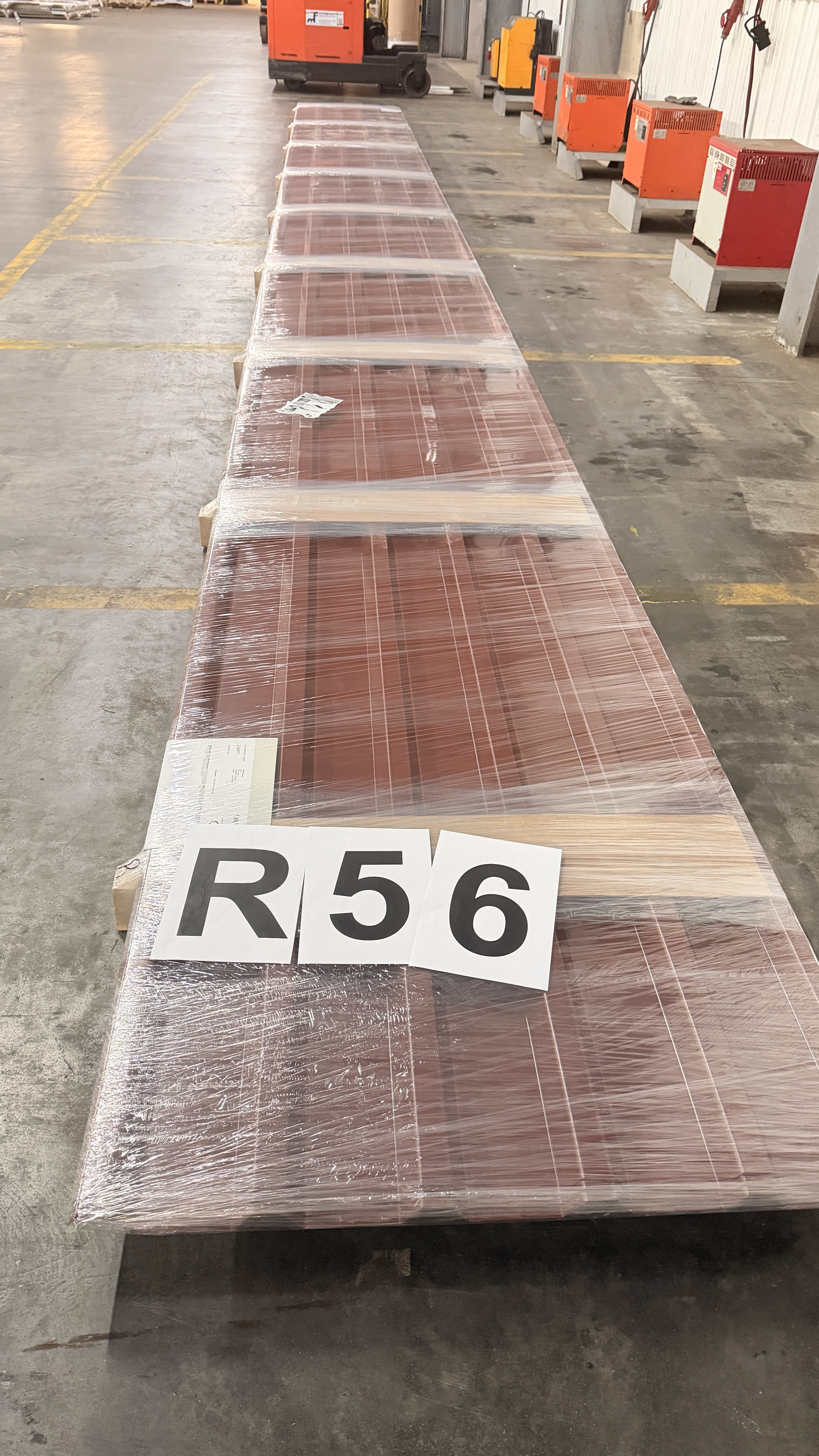 Stahltrapezprofil, Typ: 35/207 - Dach, s = 0,75 mm, Premium-Vlies mit Trennschnitt, 25 my 8012 - 37,26 m²