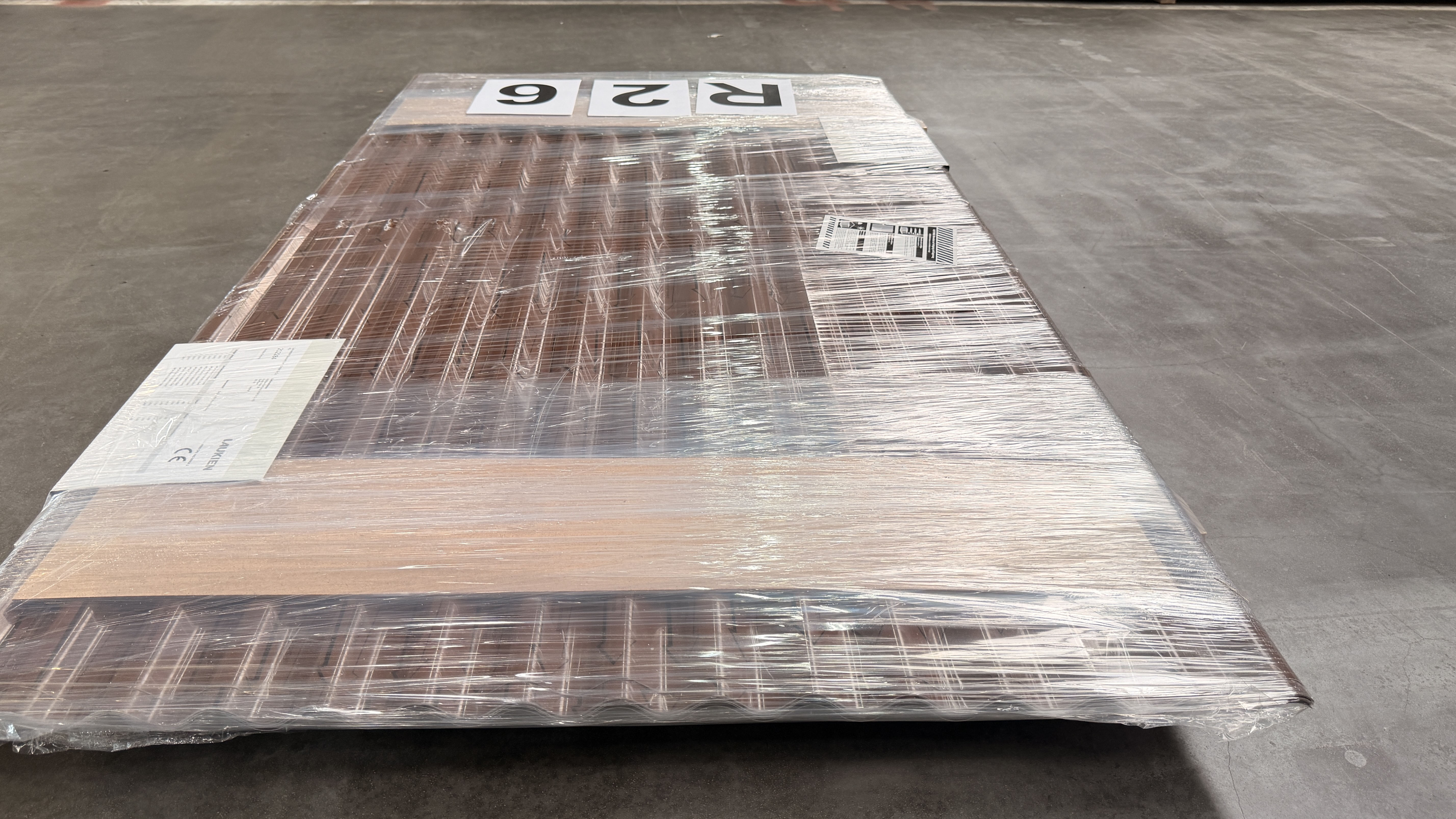 Aluminiumwellprofil, Typ: 18/76 - Dach, s = 0,70 mm, 25 my 8011 -  13,49 m²