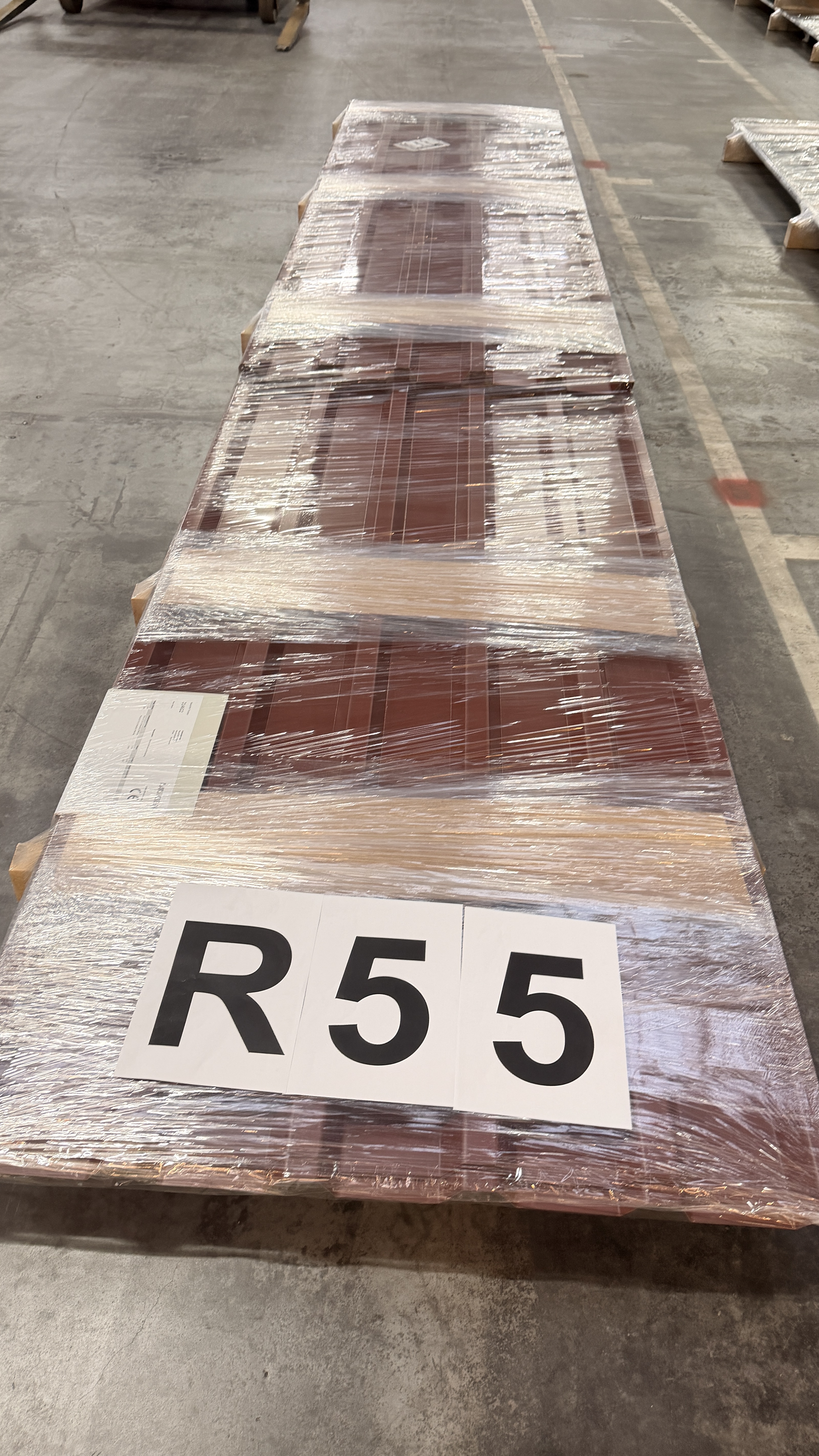 Stahltrapezprofil, Typ: 35/207 - Dach, s = 0,75 mm, Premium-Vlies mit Trennschnitt, 25 my 8012 - 58,69 m²