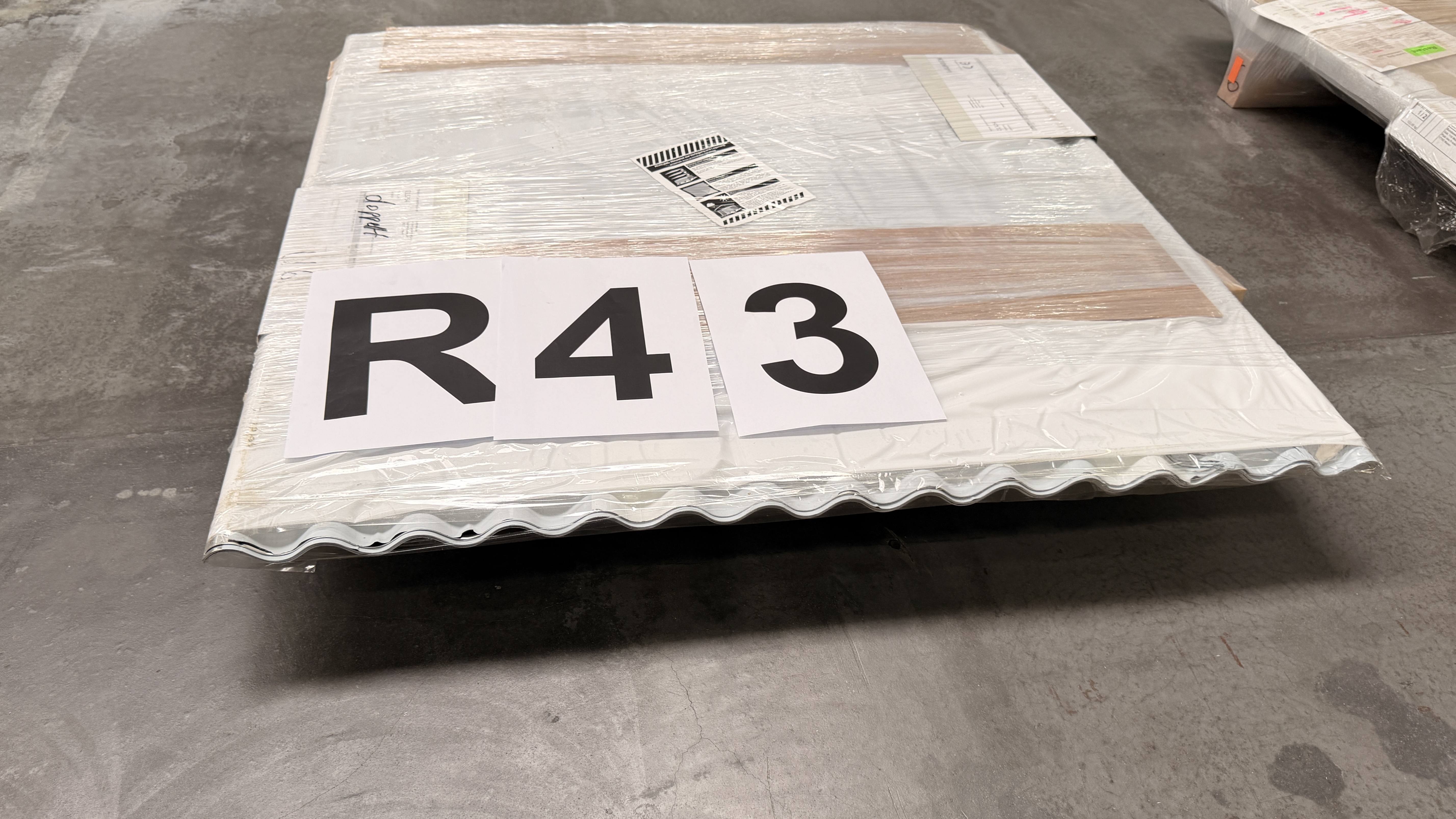 Aluminiumwellprofil, Typ: 18/76 - Dach, s = 1,00 mm, blank -  3,99 m²