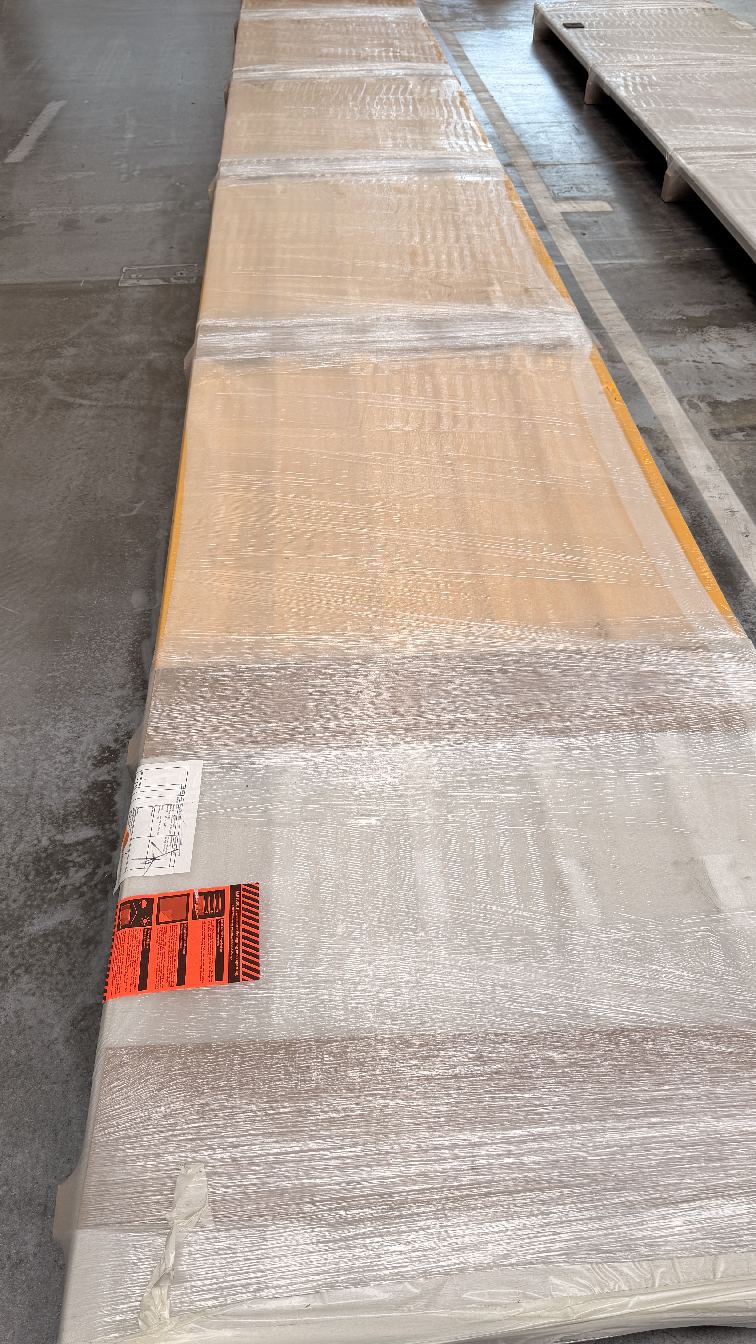 Aluminiumtrapezprofil, Typ: 35/207 - Wand, s = 1,00 mm, gelochte Variante, BF 9007 - 49,96 m²